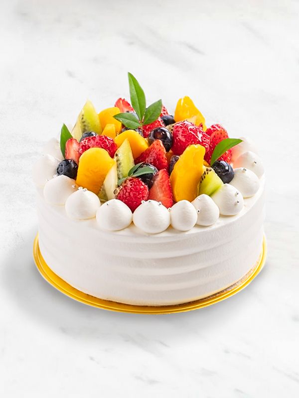 Fresh Fruit Cream Cake (1lb)