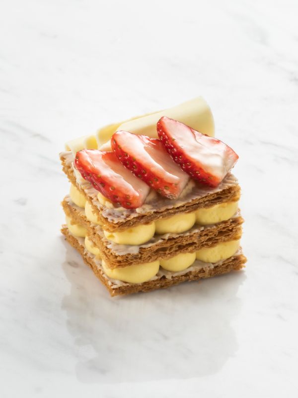 No Added Sugar Strawberry Mille Feuille