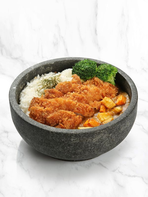 Pork Cutlet with Rice and Japanese Curry Sauce