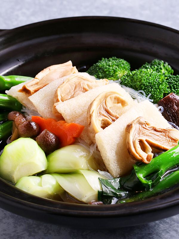 Vegetable, Bamboo Pith, Matsutake Mushroom, Poached (V)
