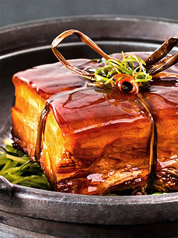 Pork Belly, Preserved Vegetable, Chinese Rice Liquor, Braised