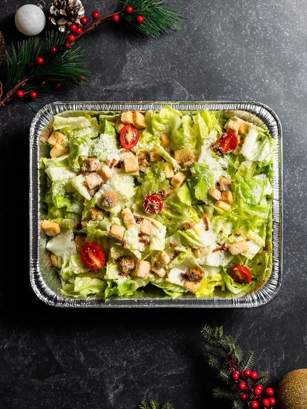 Caesar Salad with Parmesan Cheese and Crouton