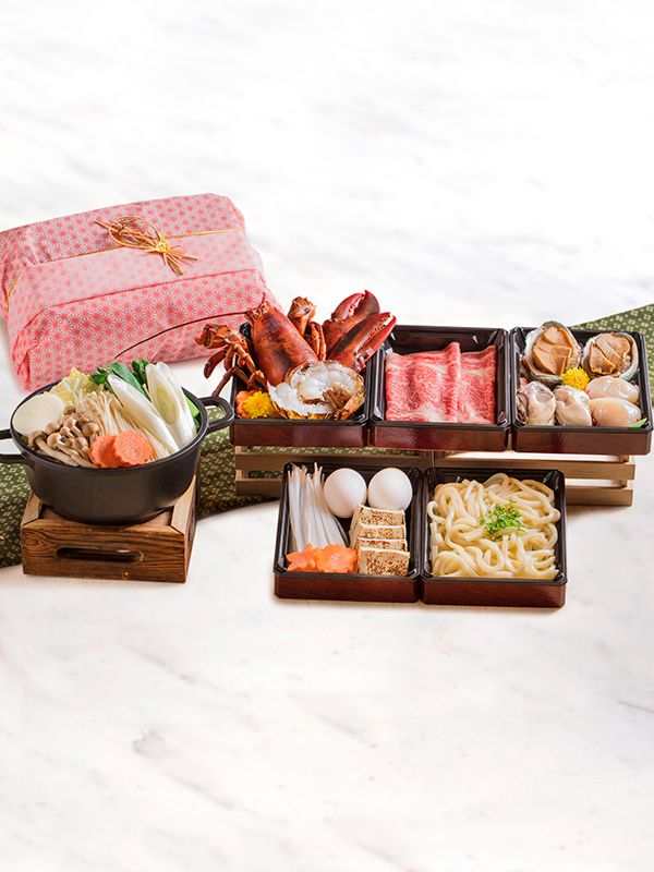 Lobster with Premium Seafood and “Satsuma Gyu’ ’Sukiyaki Takeaway Set for Two