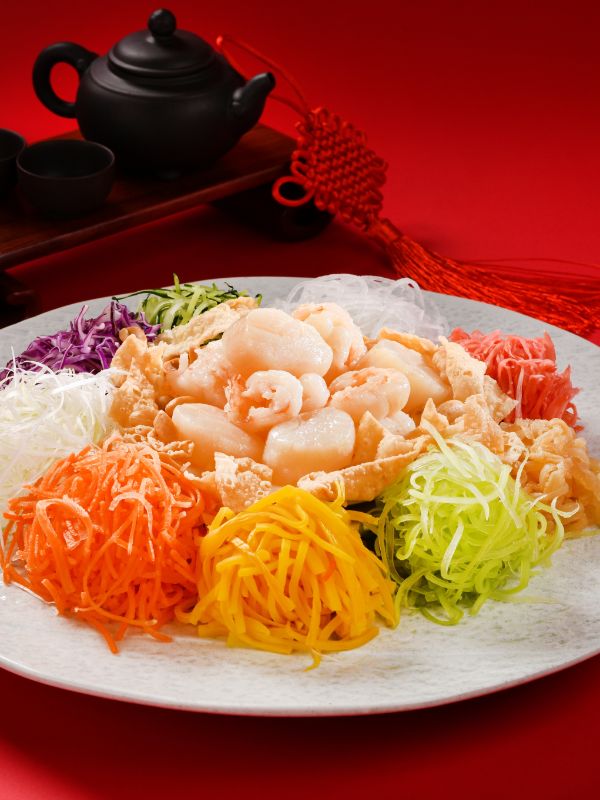Lo Hei with Prawn and Scallop