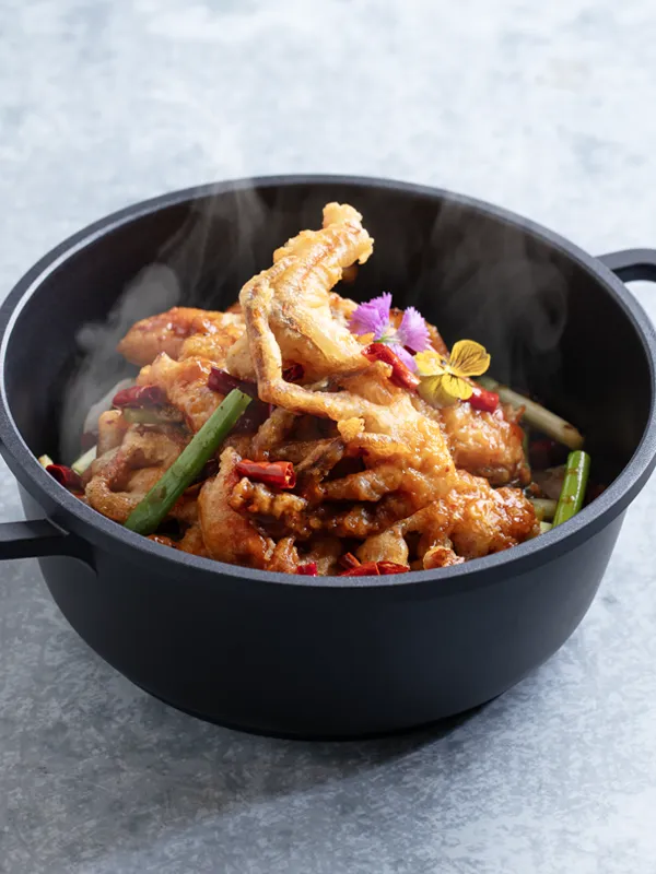 Stir Fried Soft Shell Crab with Ginger in Spicy Chili Sauce (Regular)