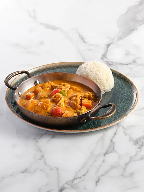 Vegetable Curry with Rice