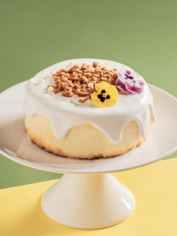 Musang King Lava Basque Cheesecake
